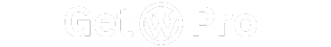 Get Wordpress Pro White Logo